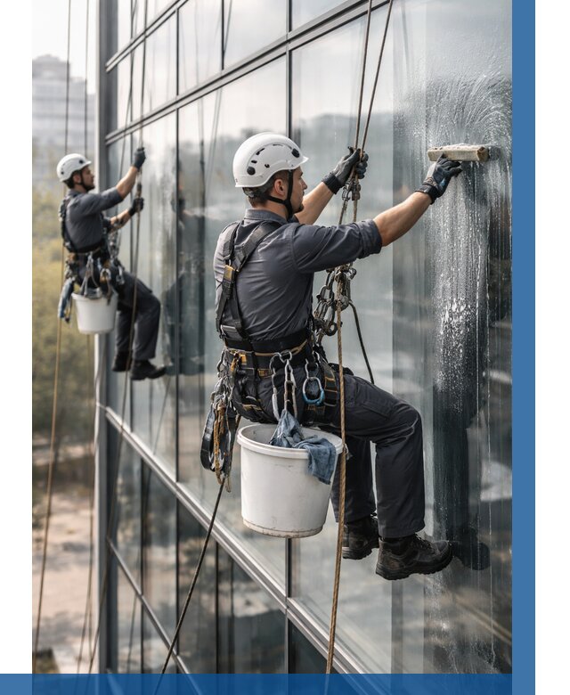 Мойка сплошного остекления в Назрани, заказать от 308 р.| ВЫСОТНИК-Нзр