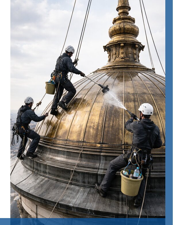 Мойка куполов и шпилей в Назрани от 8218 р. - заказать | ВЫСОТНИК-Нзр