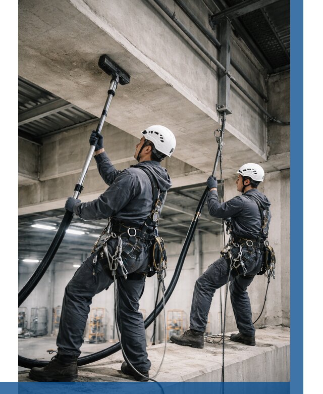 Обеспыливание потолочных конструкций в Назрани от 257 р. |ВЫСОТНИК-Нзр