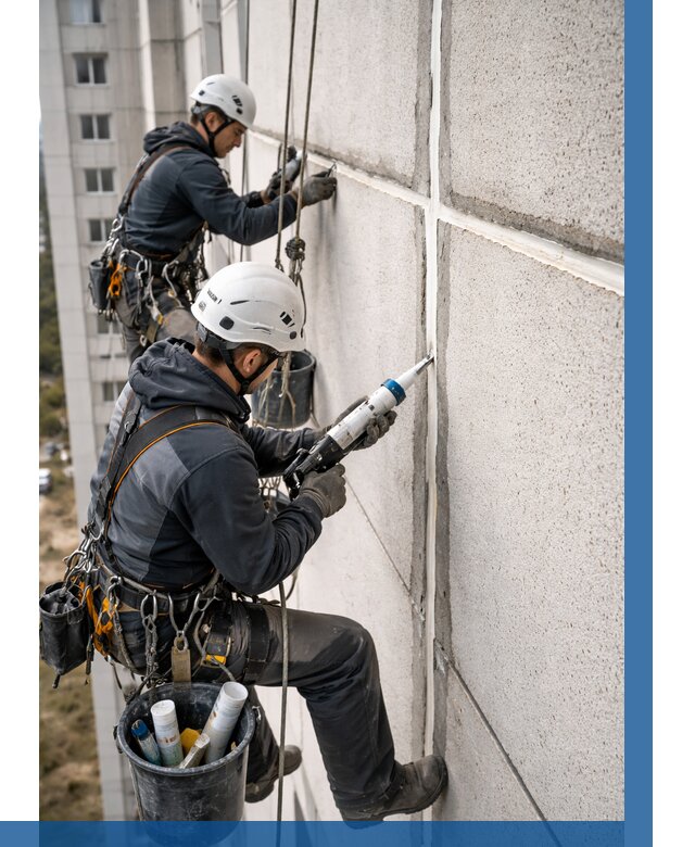 Герметизация межпанельных швов в Назрани от 719 р. | ВЫСОТНИК-Нзр