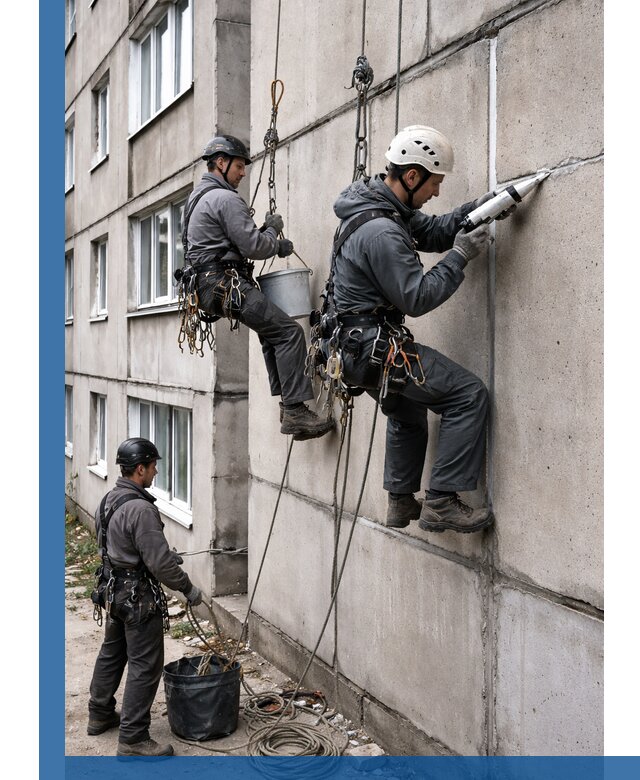 Герметизация межпанельных швов в Назрани с гарантией герметичности