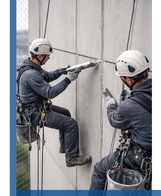 Первичная герметизация швов фасадов и кровель в Назрани