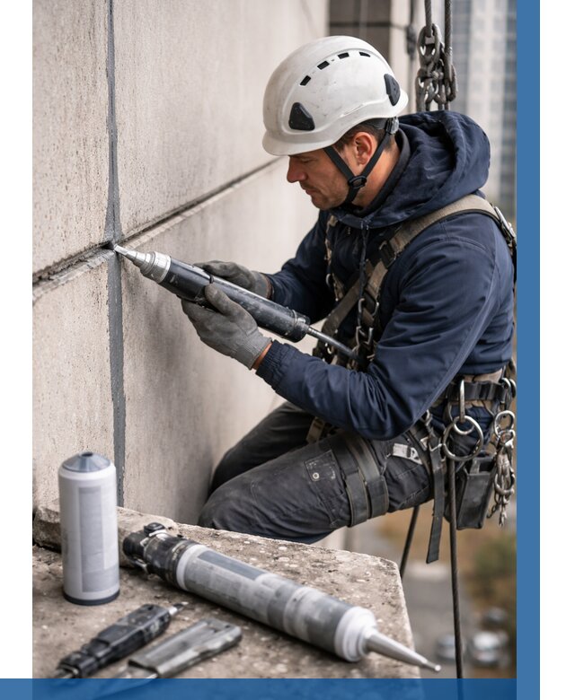 Вторичная герметизация швов в Назрани от 462 р. | ВЫСОТНИК-Нзр