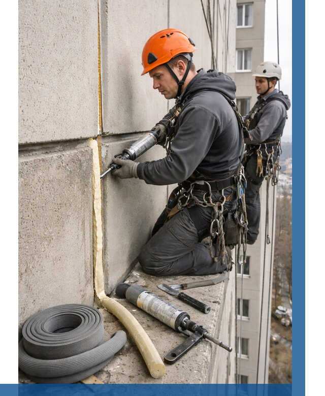 Теплый шов межпанельные швы в Назрани от 719 р. | ВЫСОТНИК-Нзр