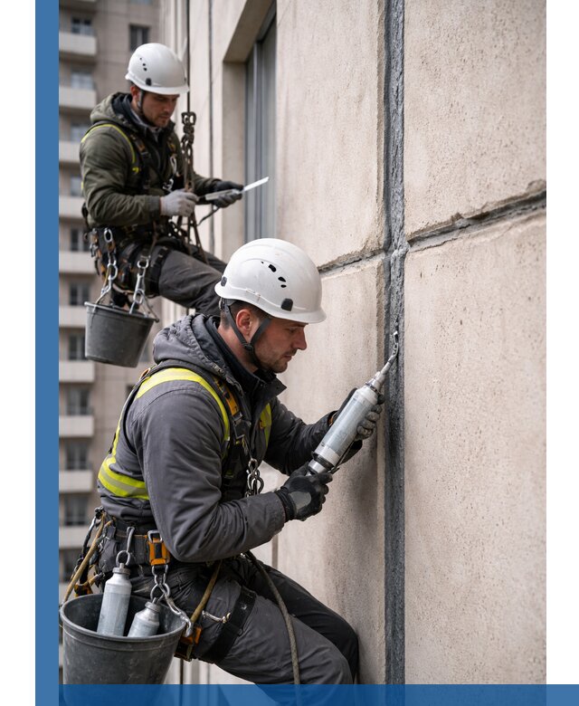 Герметизация деформационных швов фасада в Назрани качественно