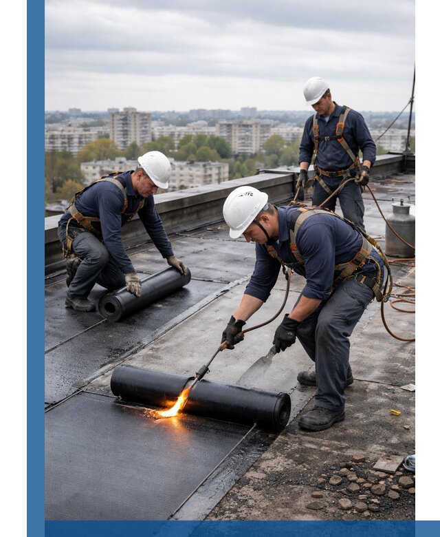 Ремонт наплавляемой кровли в Назрани качественно и надежно
