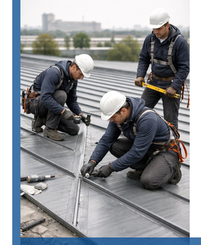 Ремонт фальцевой кровли в Назрани срочно и качественно