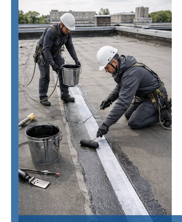 Гидроизоляция кровли мастикой в Назрани надежная защита