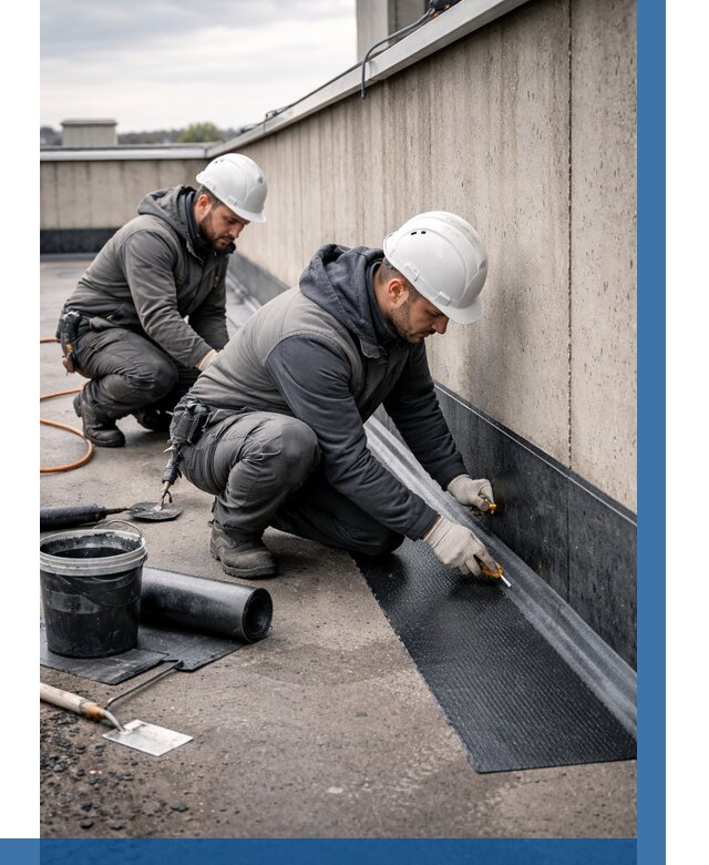 Гидроизоляция примыканий на кровле в Назрани от 924 р. | ВЫСОТНИК-Нзр