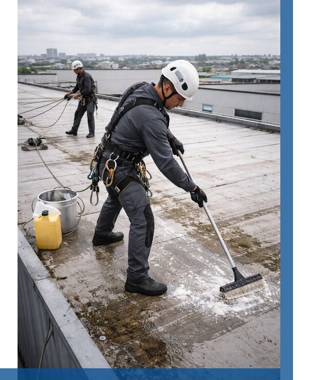 Очистка крыши по графику в Назрани от 7704 р. | ВЫСОТНИК-Нзр