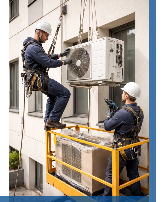 Демонтаж внешнего блока кондиционера в Назрани от 3595 р. | ВЫСОТНИК-Нзр