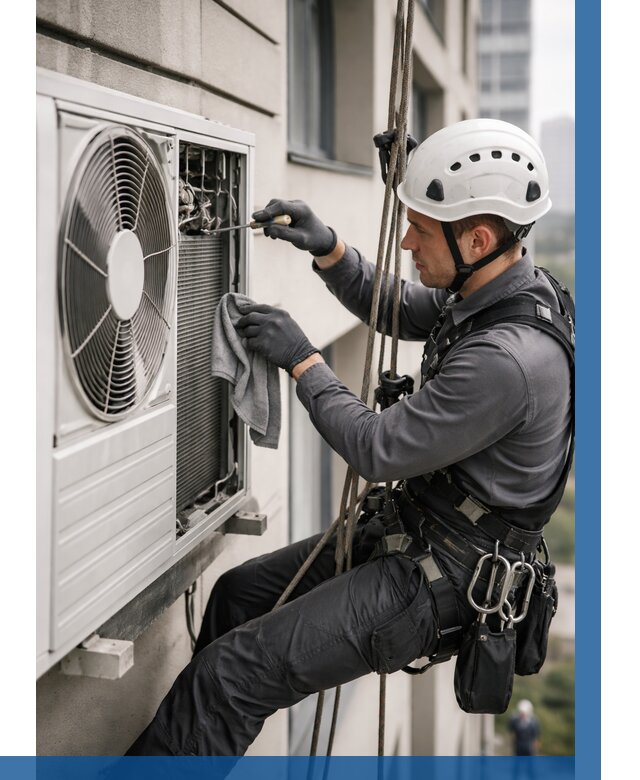 Обслуживание внешнего блока кондиционера в Назрани от 2773 р.ВЫСОТНИК-Нзр