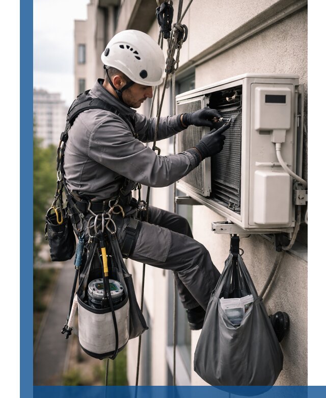 Обслуживание внешнего блока кондиционера в Назрани профессионально