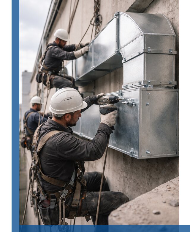 Профессиональный монтаж вентиляционных коробов в Назрани под ключ