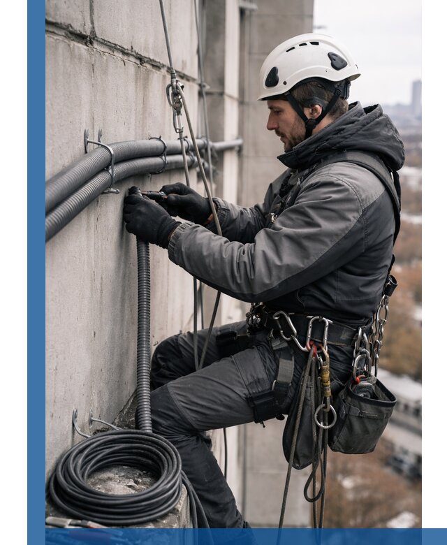 Профессиональный монтаж гофры для кабеля в Назрани с гарантией