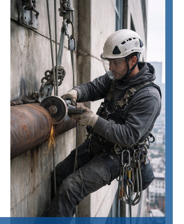 Резка металла на высоте в Назрани по цене от 4622 р. | ВЫСОТНИК-Нзр