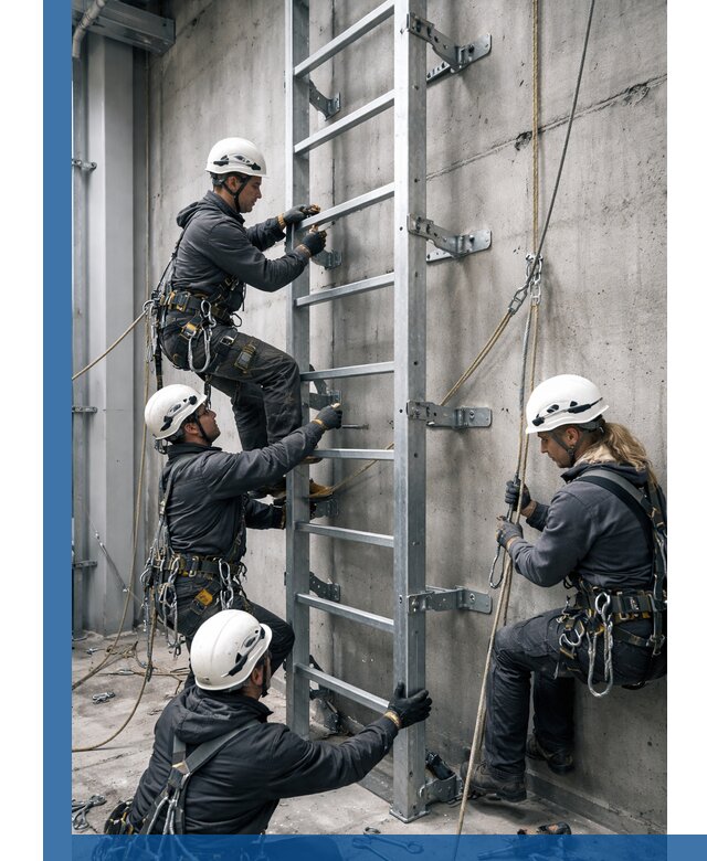 Монтаж металлических лестниц в Назрани под ключ со гарантией