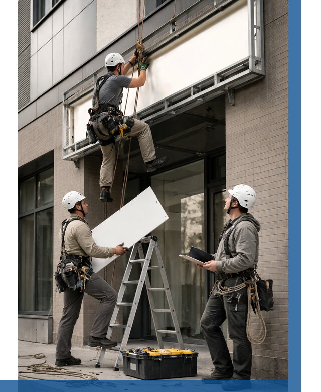 Монтаж светового короба в Назрани от 6677 р. | ВЫСОТНИК-Нзр