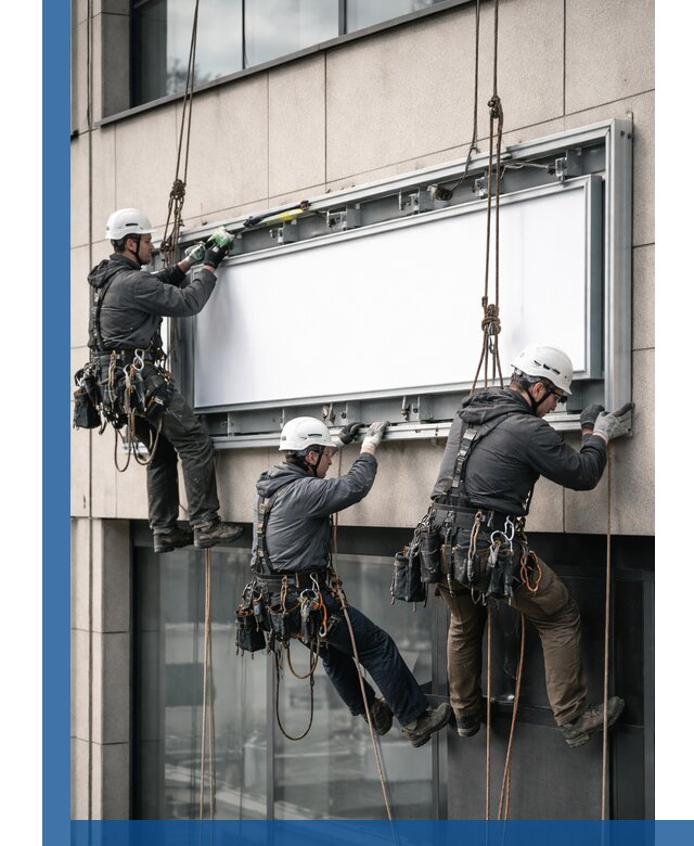 Профессиональный монтаж светового короба под ключ в Назрани