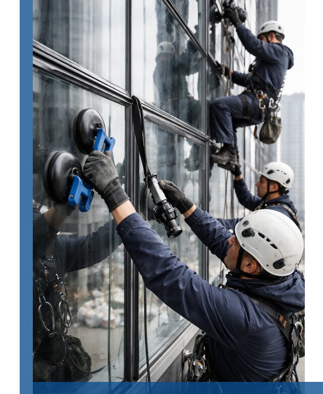 Радиусное остекление фасадов под ключ в Назрани с гарантиями