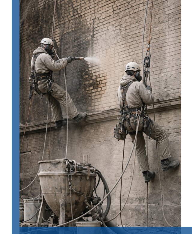 Пескоструйная очистка фасадов в Назрани профессионально