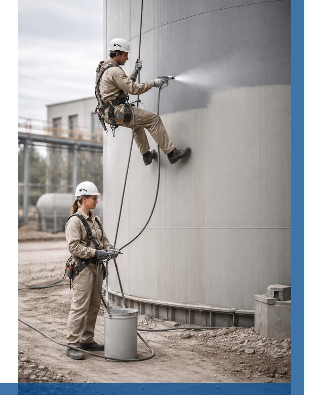 Покраска резервуаров в Назрани от 1233 р. | ВЫСОТНИК-Нзр — заказать