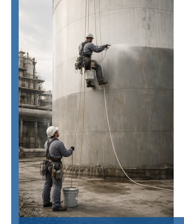 Покраска стальных резервуаров и емкостей в Назрани профессионально