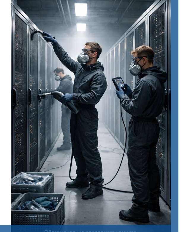 Обеспыливание серверной комнаты в Назрани от 4622 р. | ВЫСОТНИК-Нзр