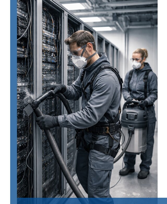 Обеспыливание серверной комнаты в Назрани, профессиональная очистка