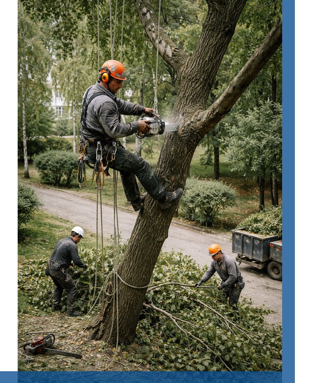 Кронирование деревьев в Назрани от 6677 р. | ВЫСОТНИК-Нзр