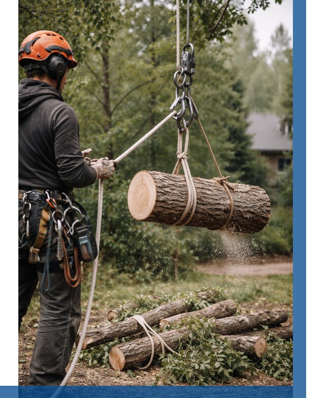 Валка деревьев частями в Назрани от 7704 р. | ВЫСОТНИК-Нзр