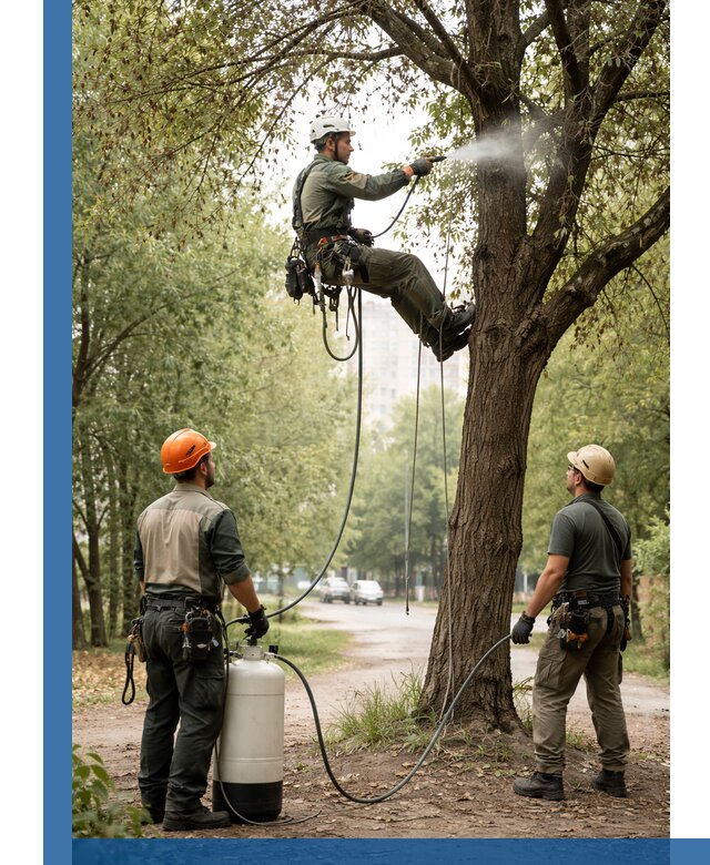 Обработка деревьев от вредителей в Назрани профессиональная защита