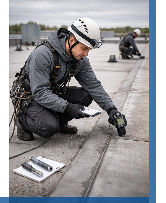 Обследование кровли на протечки в Назрани от 4622 р. | ВЫСОТНИК-Нзр