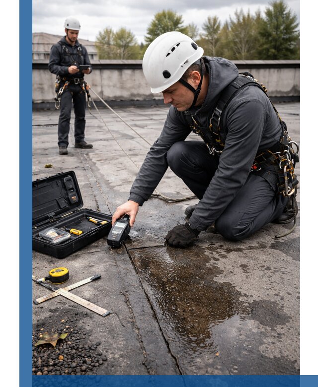 Обследование кровли на протечки и выявление дефектов в Назрани